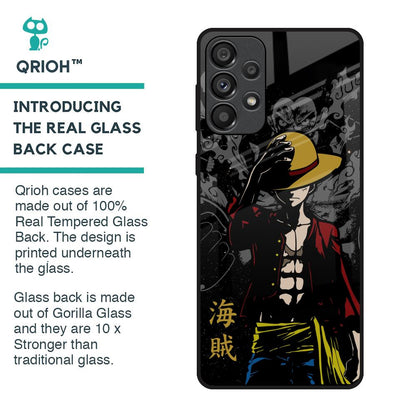 Dark Luffy Glass Case for Samsung Galaxy A33 5G