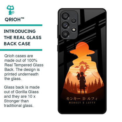 Luffy One Piece Glass Case for Samsung Galaxy A33 5G