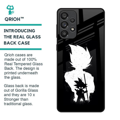 Monochrome Goku Glass Case for Samsung Galaxy A33 5G