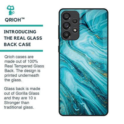 Ocean Marble Glass Case for Samsung Galaxy A33 5G