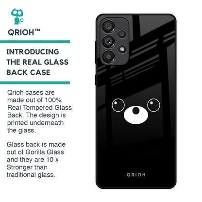Cute Bear Glass Case for Samsung Galaxy A33 5G
