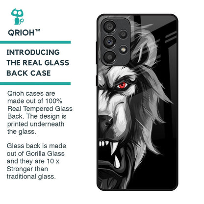 Wild Lion Glass Case for Samsung Galaxy A33 5G