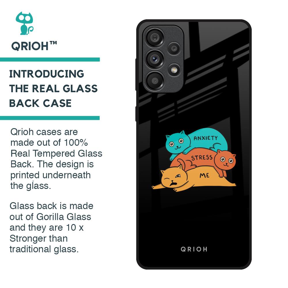Anxiety Stress Glass Case for Samsung Galaxy A33 5G