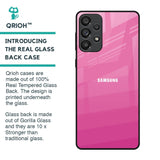 Pink Ribbon Caddy Glass Case for Samsung Galaxy A33 5G