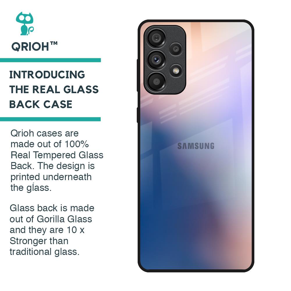 Blue Mauve Gradient Glass Case for Samsung Galaxy A33 5G