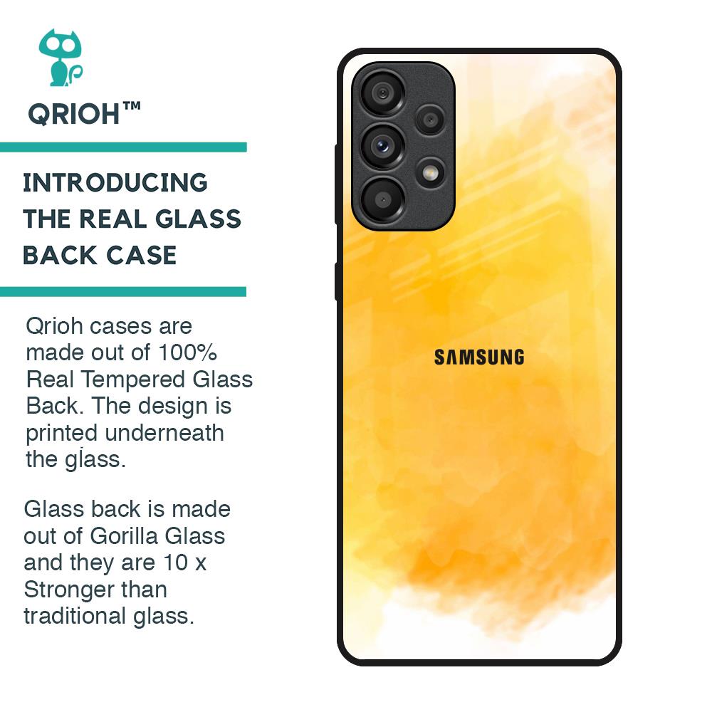 Rustic Orange Glass Case for Samsung Galaxy A33 5G