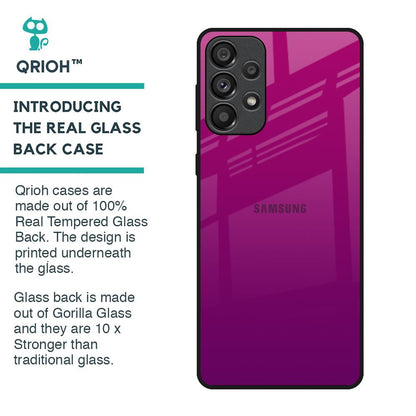 Magenta Gradient Glass Case For Samsung Galaxy A33 5G