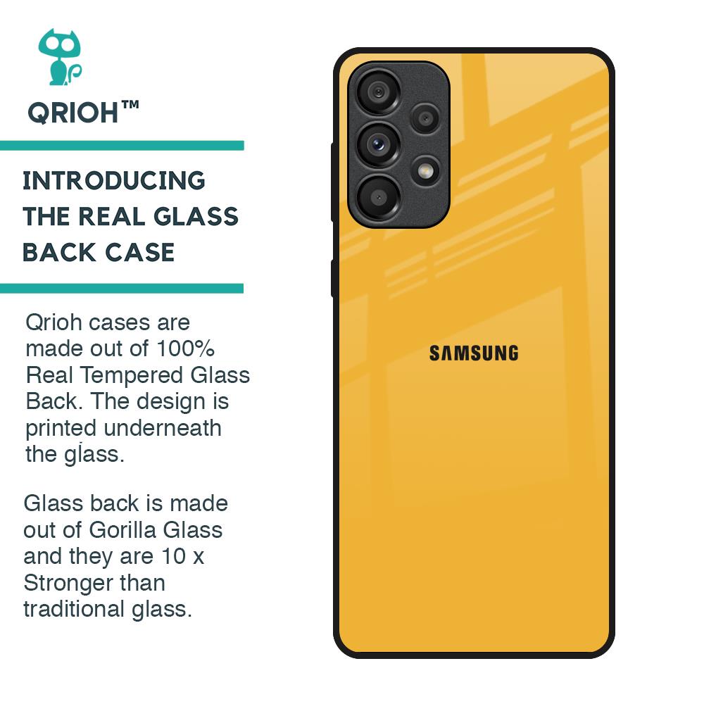 Fluorescent Yellow Glass case for Samsung Galaxy A33 5G