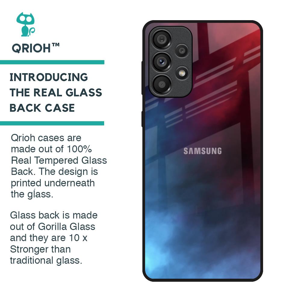 Smokey Watercolor Glass Case for Samsung Galaxy A33 5G