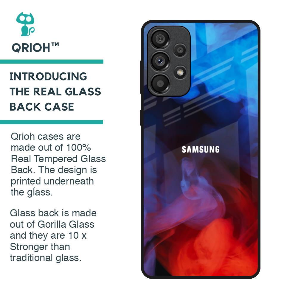 Dim Smoke Glass Case for Samsung Galaxy A33 5G