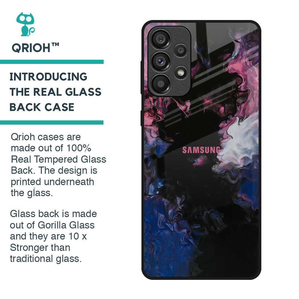 Smudge Brush Glass case for Samsung Galaxy A33 5G