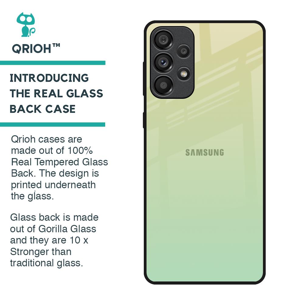 Mint Green Gradient Glass Case for Samsung Galaxy A33 5G