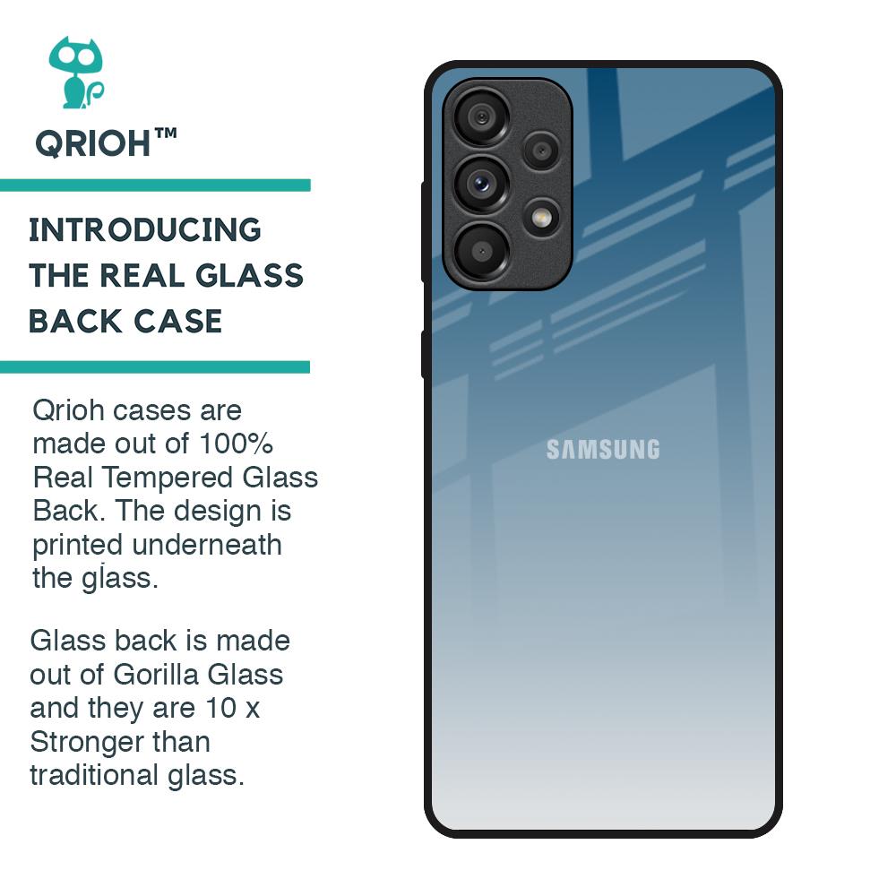 Deep Sea Space Glass Case for Samsung Galaxy A33 5G