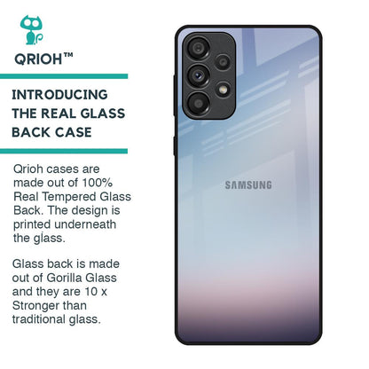 Light Sky Texture Glass Case for Samsung Galaxy A33 5G