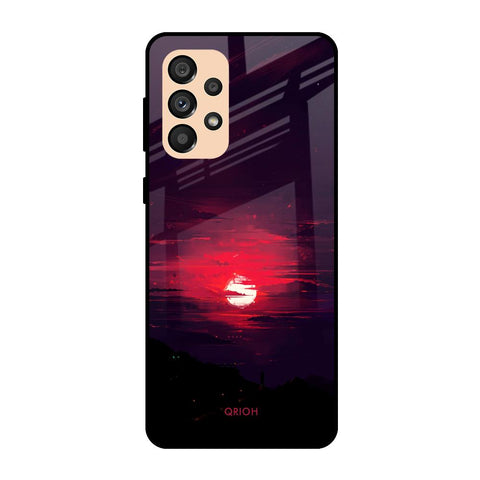 Morning Red Sky Samsung Galaxy A33 5G Glass Cases & Covers Online
