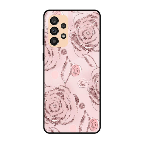 Shimmer Roses Samsung Galaxy A33 5G Glass Cases & Covers Online