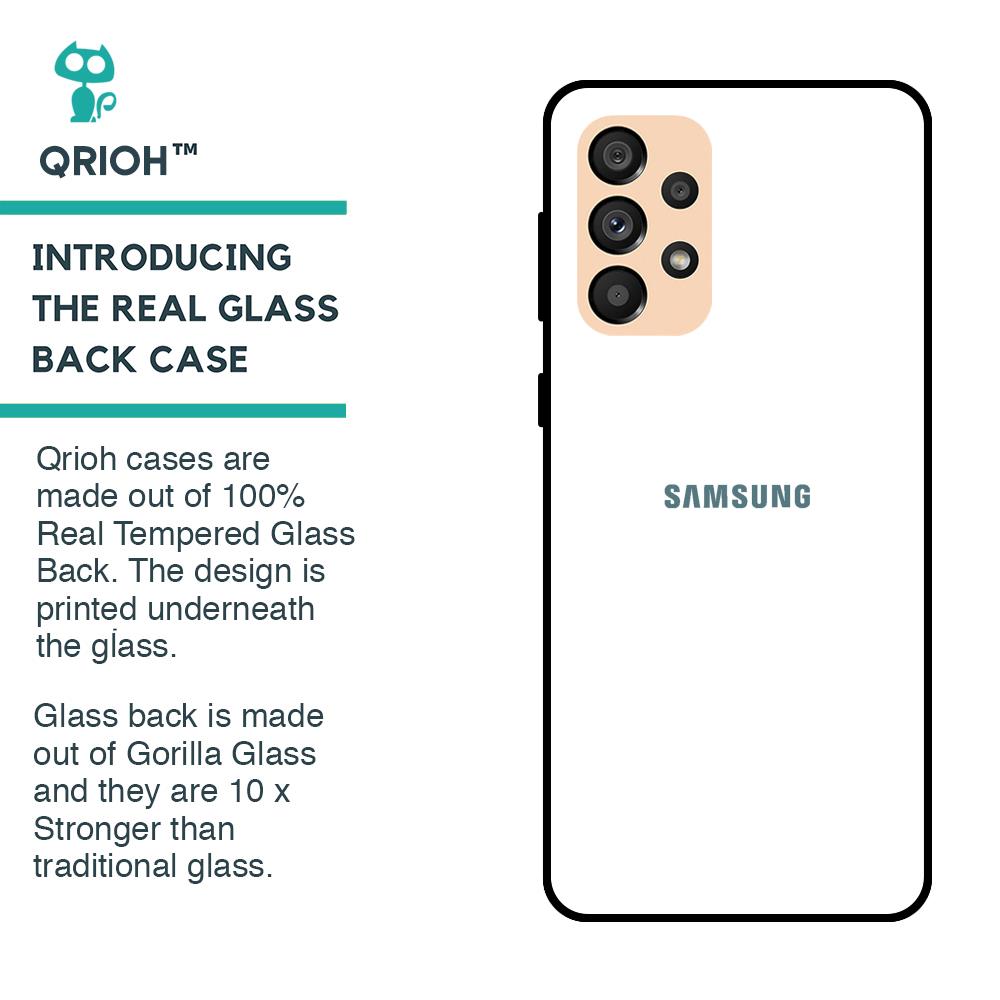 Arctic White Glass Case for Samsung Galaxy A33 5G