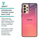 Sunset Orange Glass Case for Samsung Galaxy A33 5G