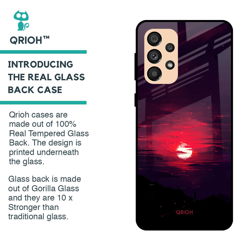 Morning Red Sky Glass Case For Samsung Galaxy A33 5G
