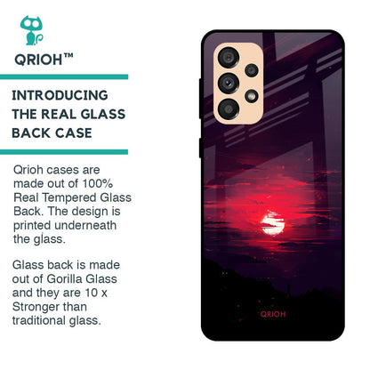 Morning Red Sky Glass Case For Samsung Galaxy A33 5G