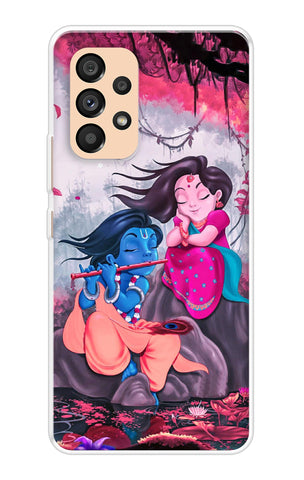Radha Krishna Art Samsung Galaxy A33 5G Back Cover
