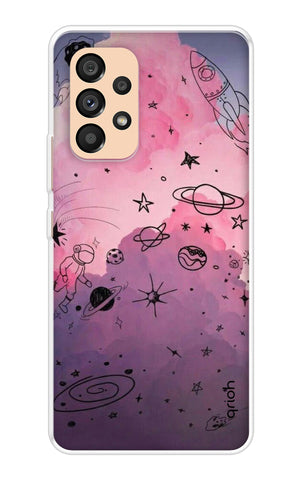Space Doodles Art Samsung Galaxy A33 5G Back Cover
