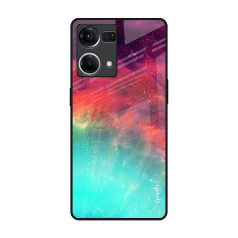 Colorful Aura OPPO F21 Pro Glass Back Cover Online