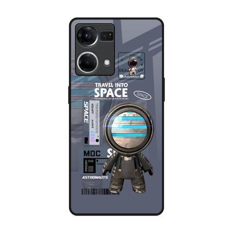 Space Travel OPPO F21 Pro Glass Back Cover Online