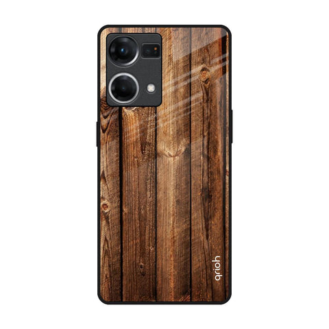 Timber Printed OPPO F21 Pro Glass Back Cover Online