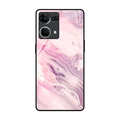 Diamond Pink Gradient OPPO F21 Pro Glass Back Cover Online