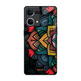 Retro Gorgeous Flower OPPO F21 Pro Glass Back Cover Online