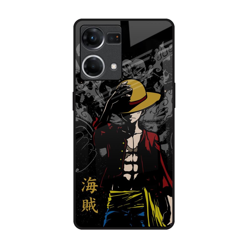 Dark Luffy OPPO F21 Pro Glass Back Cover Online