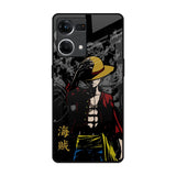 Dark Luffy OPPO F21 Pro Glass Back Cover Online