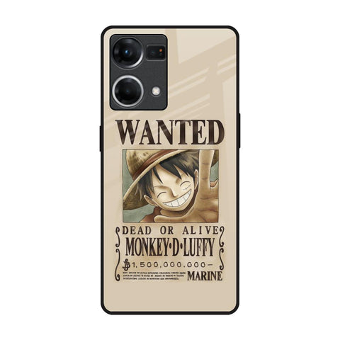 Luffy Wanted OPPO F21 Pro Glass Back Cover Online