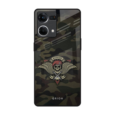 Army Warrior OPPO F21 Pro Glass Back Cover Online