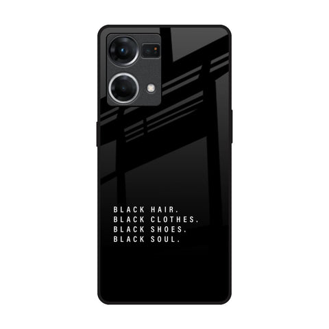Black Soul OPPO F21 Pro Glass Back Cover Online