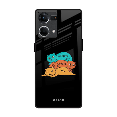 Anxiety Stress OPPO F21 Pro Glass Back Cover Online