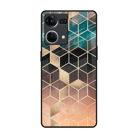 Bronze Texture OPPO F21 Pro Glass Back Cover Online