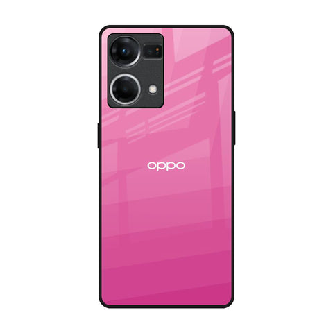 Pink Ribbon Caddy OPPO F21 Pro Glass Back Cover Online