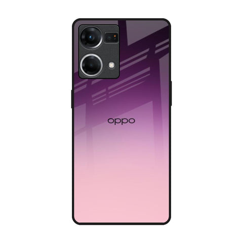 Purple Gradient OPPO F21 Pro Glass Back Cover Online