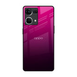 Purple Ombre Pattern OPPO F21 Pro Glass Back Cover Online