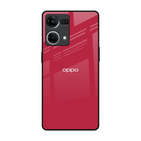 Solo Maroon OPPO F21 Pro Glass Back Cover Online