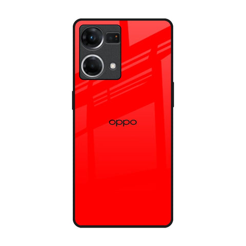 Blood Red OPPO F21 Pro Glass Back Cover Online