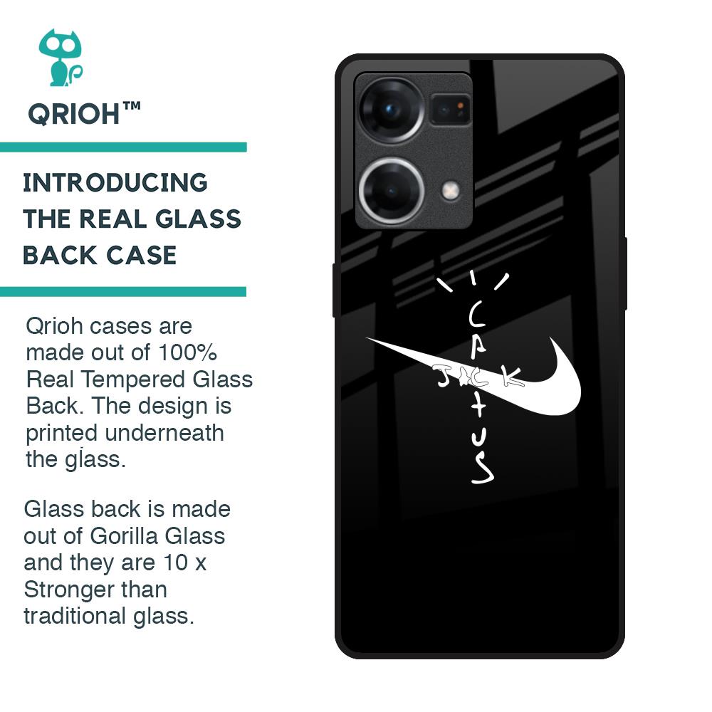 Jack Cactus Glass Case for OPPO F21 Pro