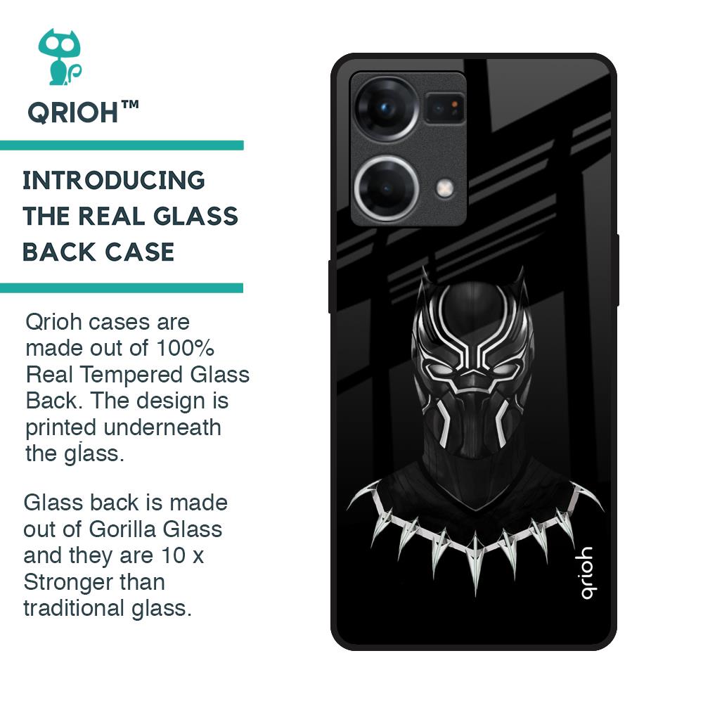 Dark Superhero Glass Case for OPPO F21 Pro