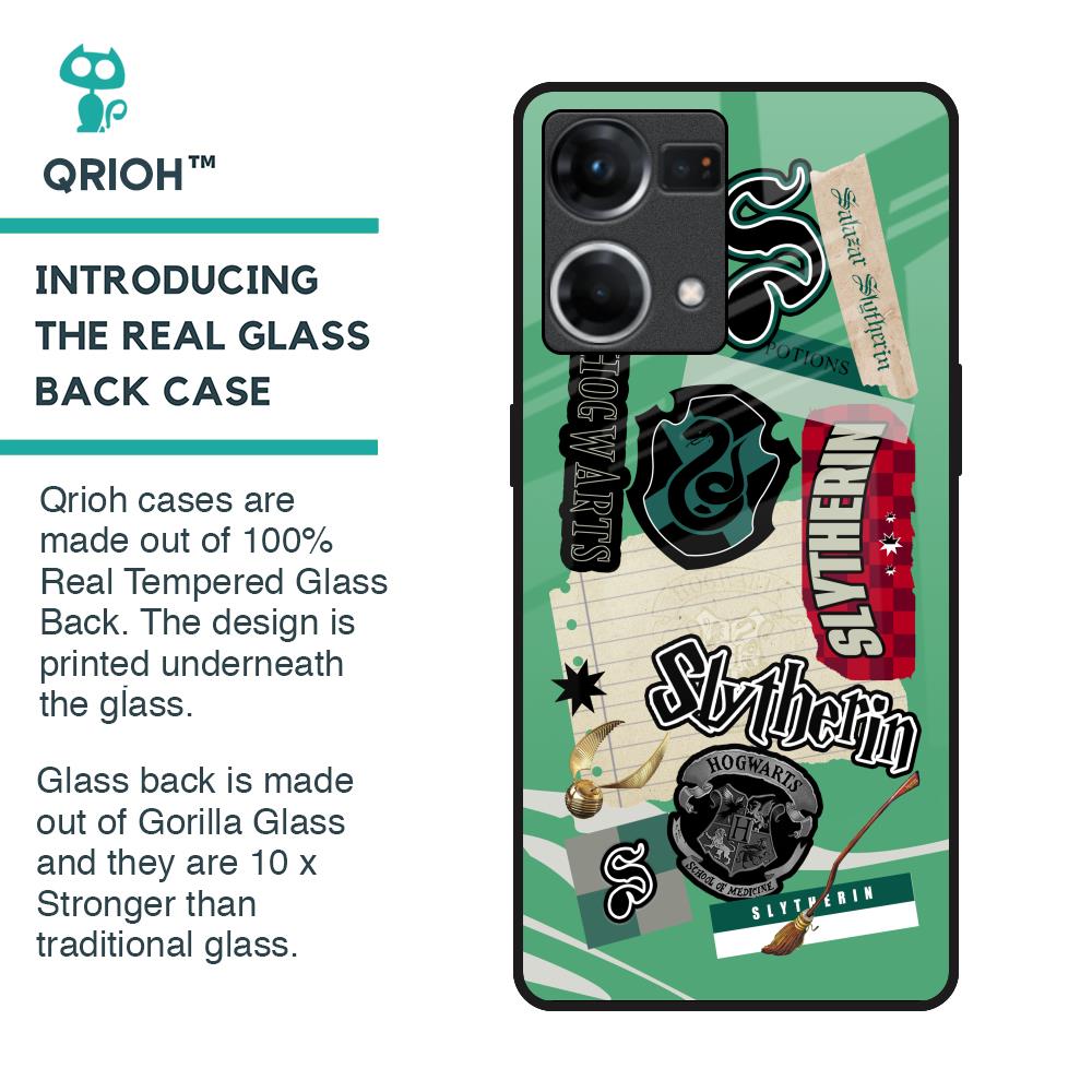 Slytherin Glass Case for OPPO F21 Pro