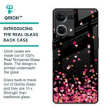 Heart Rain Fall Glass Case For OPPO F21 Pro