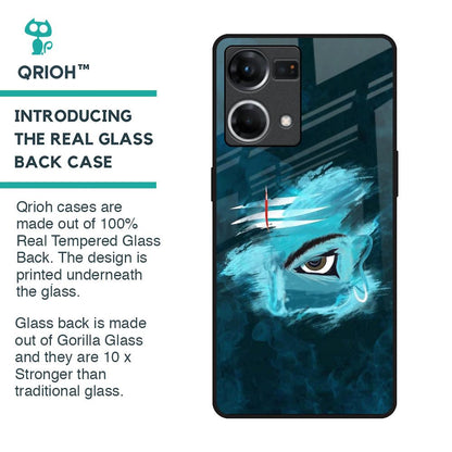 Power Of Trinetra Glass Case For OPPO F21 Pro