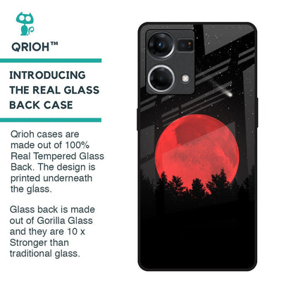 Moonlight Aesthetic Glass Case For OPPO F21 Pro
