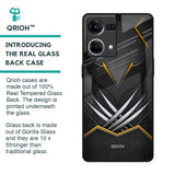 Black Warrior Glass Case for OPPO F21 Pro